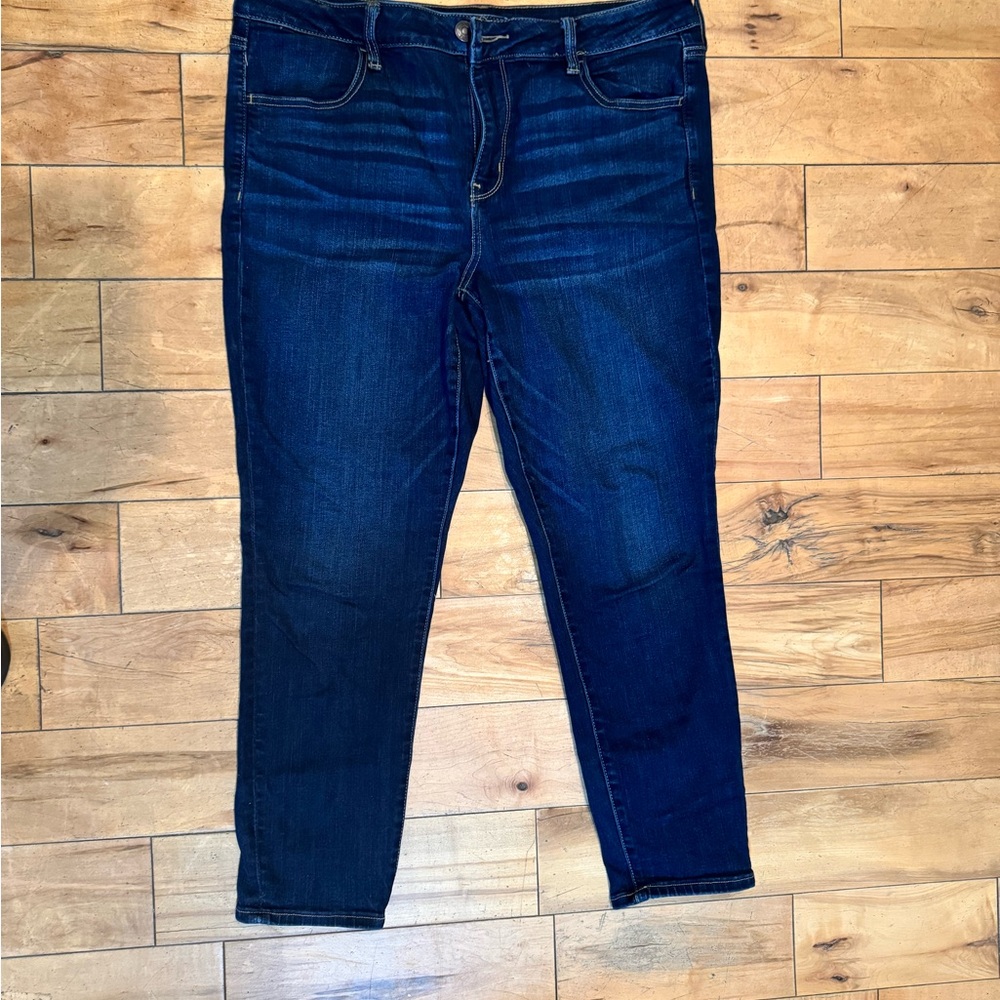 Dark Blue Denim Jeans